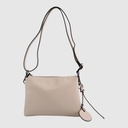 ELEONORE 2 - Sac à bandoulière double compartiment en cuir végane - ZAC