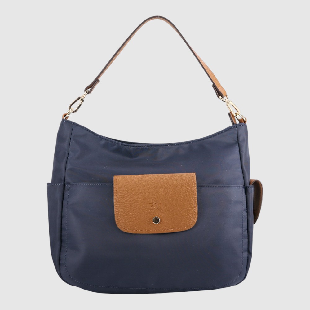 ARIANE - Sac à main en cuir végane et nylon - ZAC