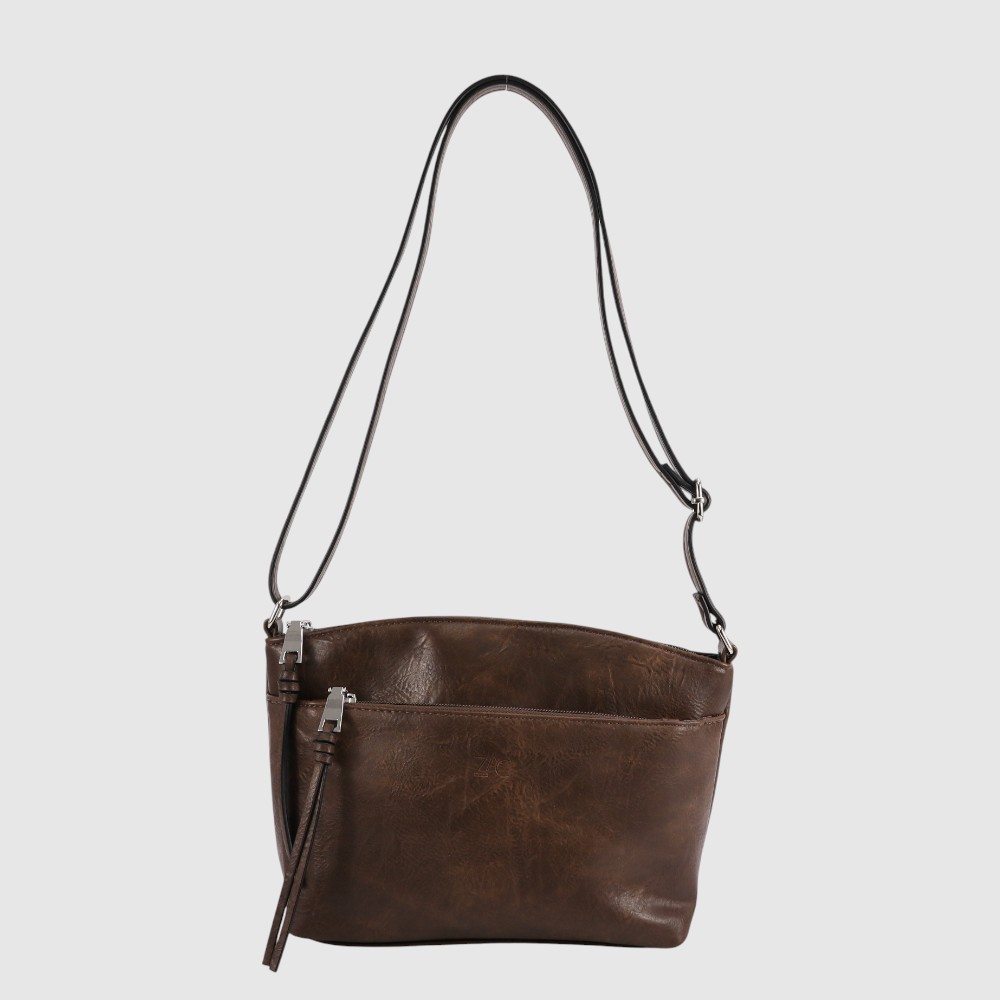 FRANCE - Sac à bandoulière en cuir végane - ZAC
