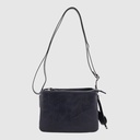 ALYSSA - Sac à bandoulière double compartiment en cuir végane - ZAC