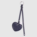 Breloque pour sac en forme de coeur en cuir végane - ZAC