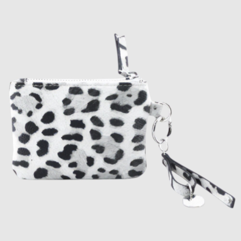 Vegan leather printed bag pouch - ZAC