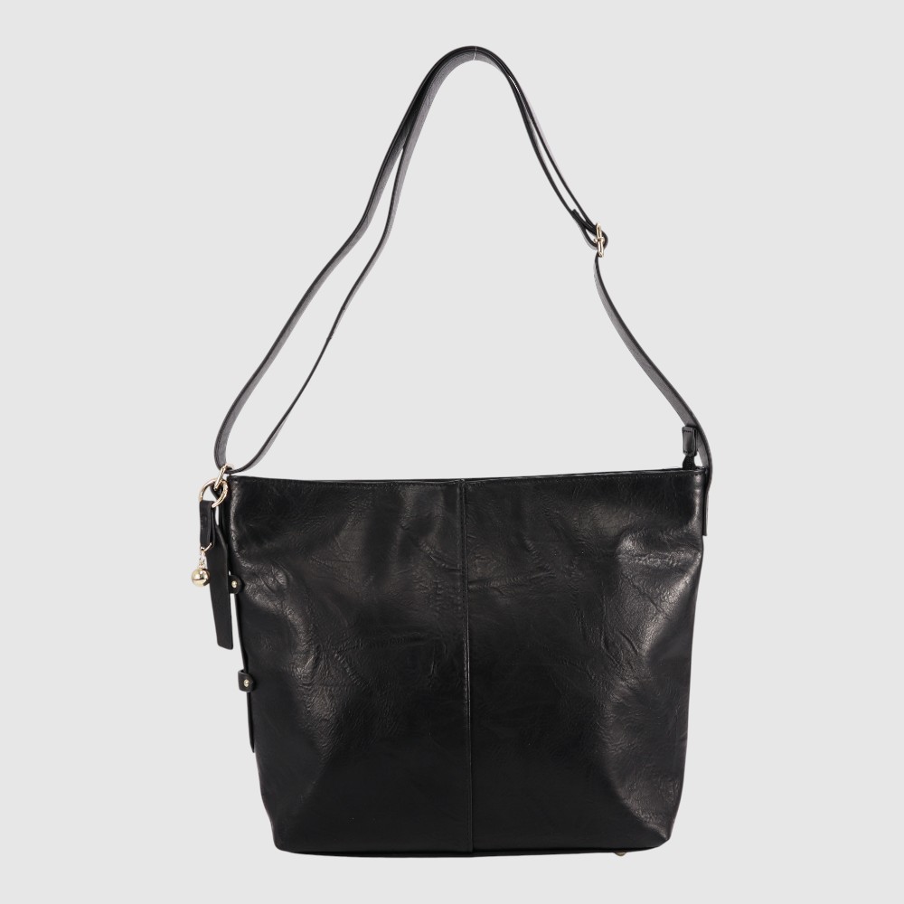 REBECCA - Grand sac à bandoulière en cuir végane - ZAC