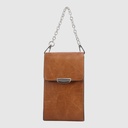 Pochette à cellulaire à bandoulière en cuir végane - ZAC