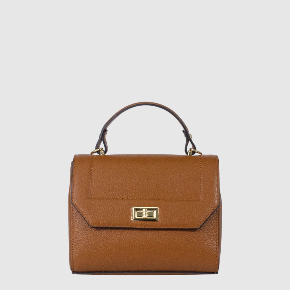 PRIMITIVO - Flap handbag with rotating clasp - The Trend