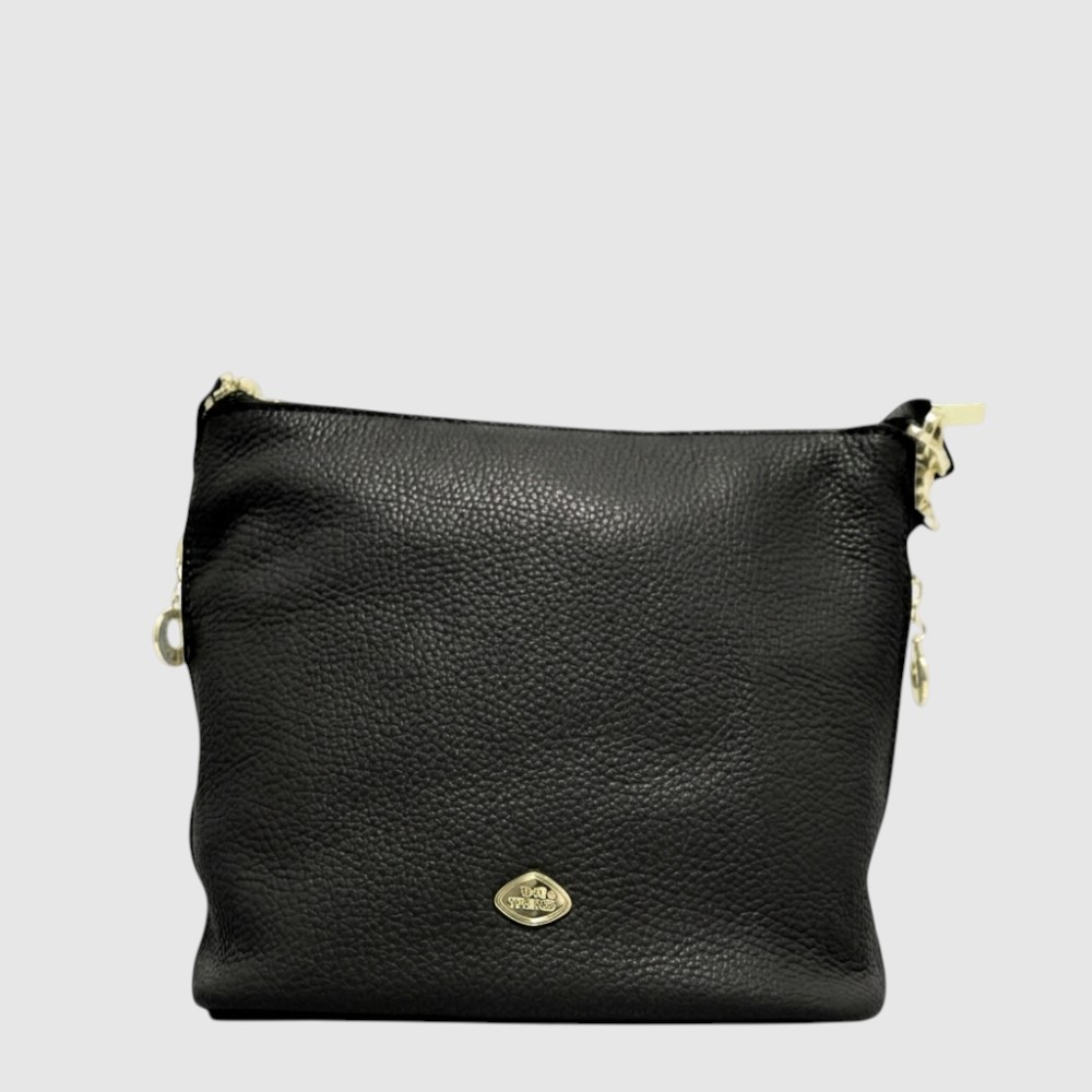 CARLA - Leather handbag with 2 shoulder straps – The Trend