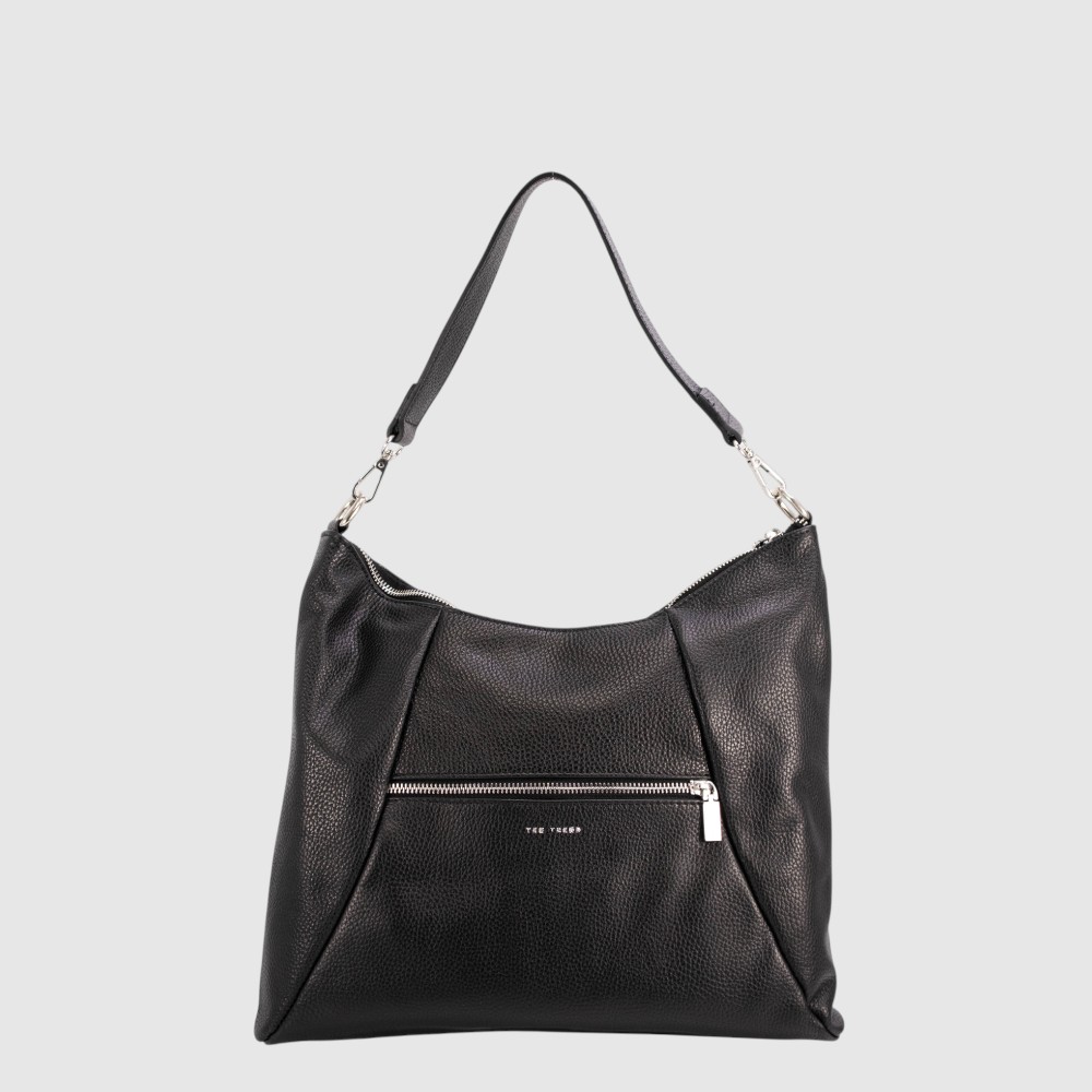 [155-130924-80] ALTEA - Sac a main en cuir - The Trend (NOIR)