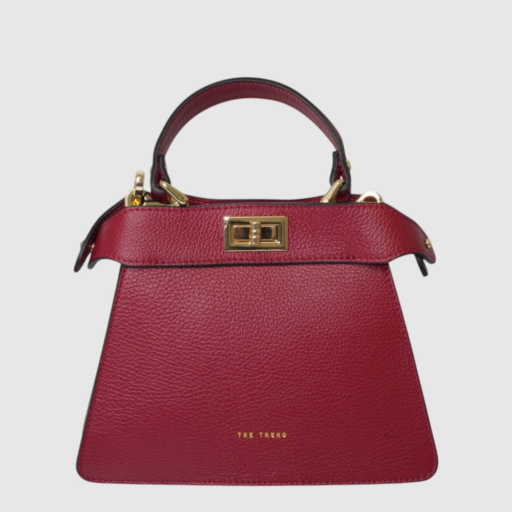 BASILISCO - Sac à main en cuir à poignée à double compartiments - The Trend