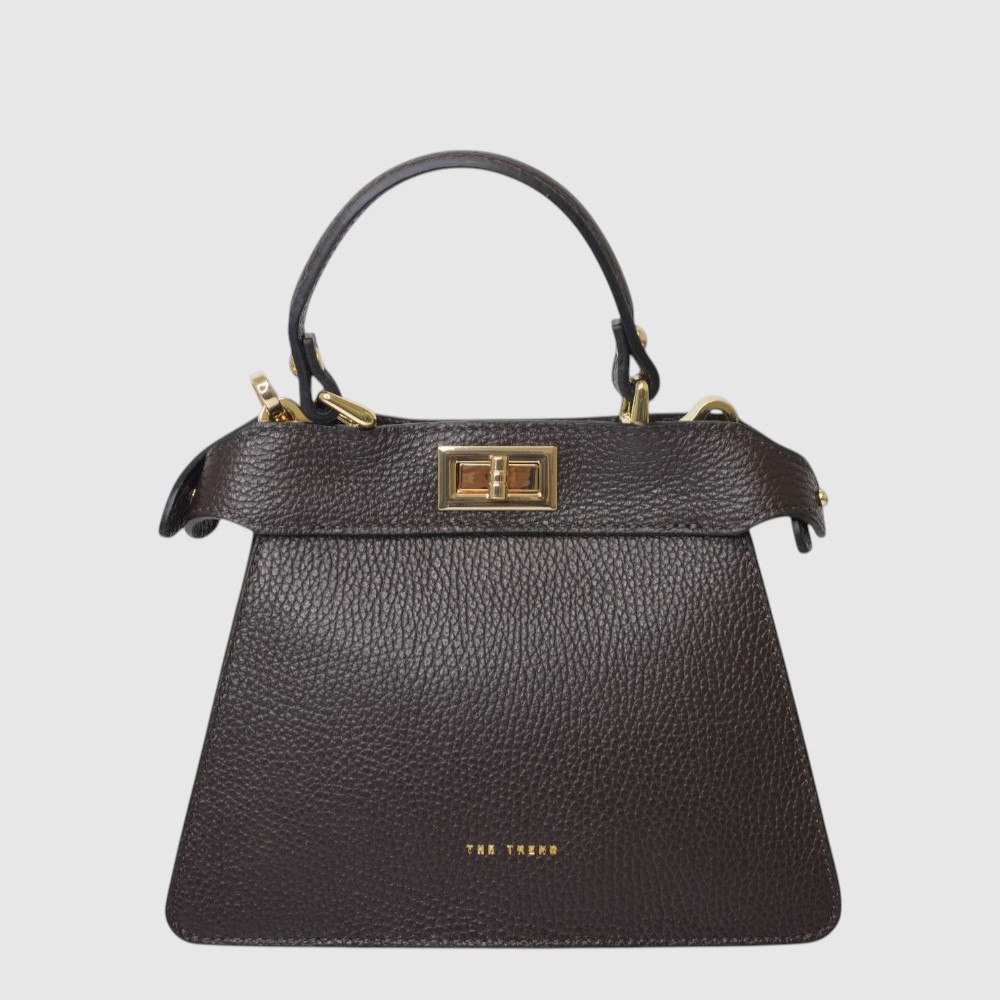 BASILISCO - Sac à main en cuir à poignée à double compartiments - The Trend