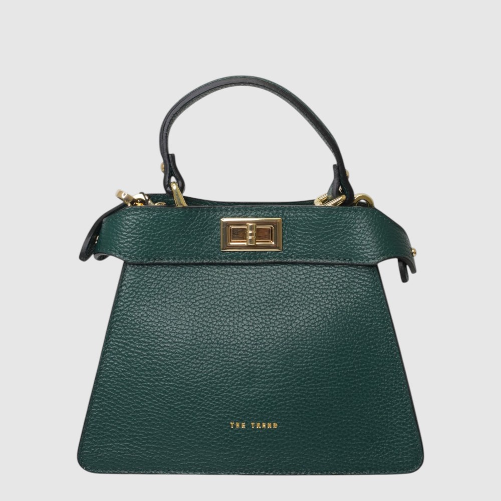 BASILISCO - Sac à main en cuir à poignée à double compartiments - The Trend
