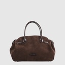 CANTELE - Suede bowling bag - The Trend
