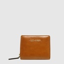 Portefeuille court en cuir lustré avec protection RFID – The Trend