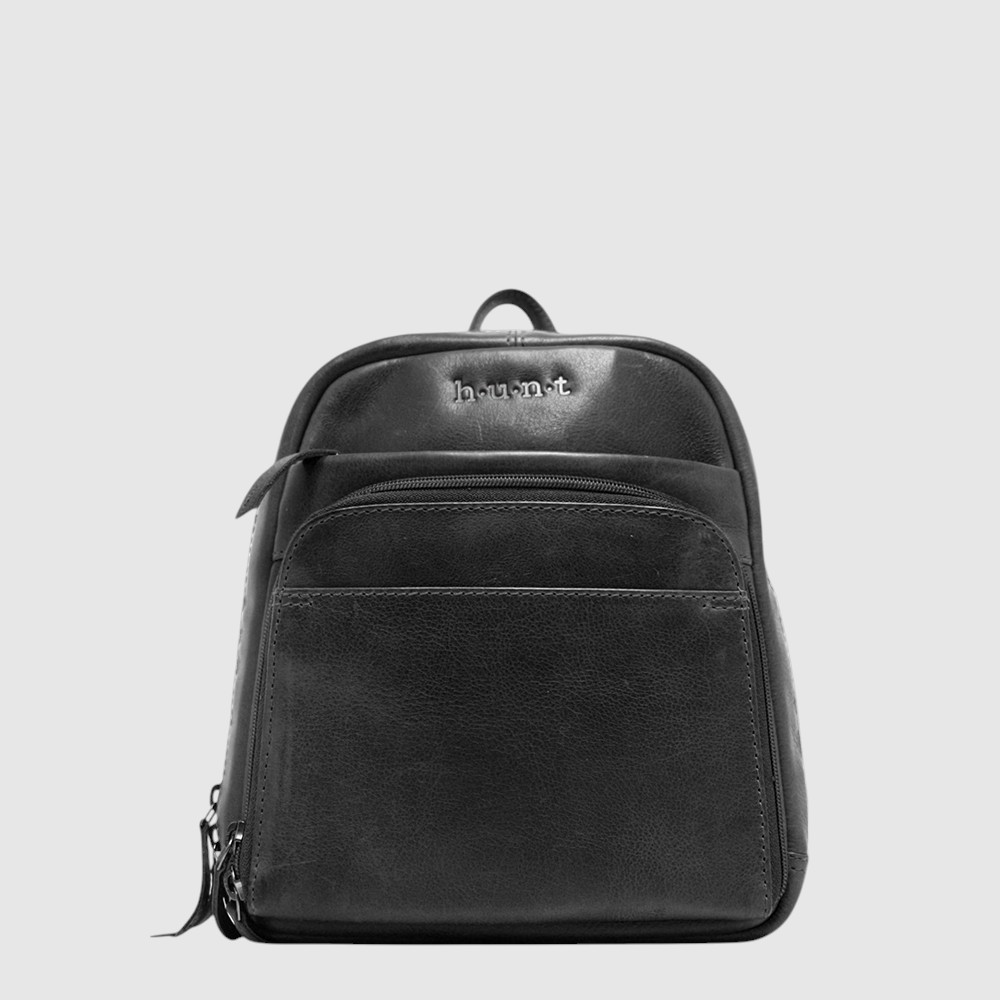 Petit sac à dos en cuir avec organisateur – H.U.N.T