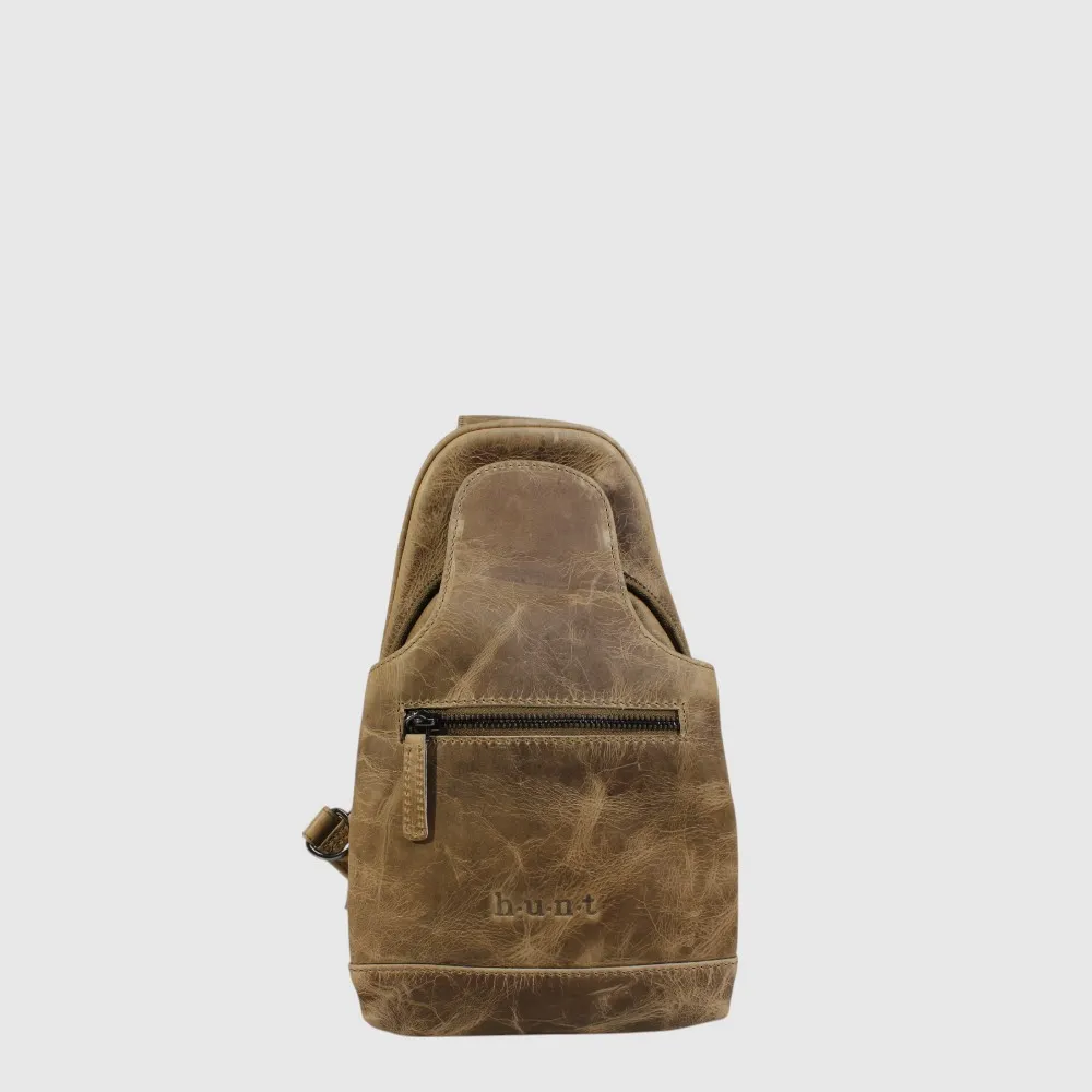 SAC MONOSANGLE CUIR HUNT