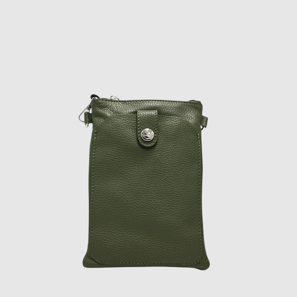 CESENA - Small leather phone and card holder – The Trend