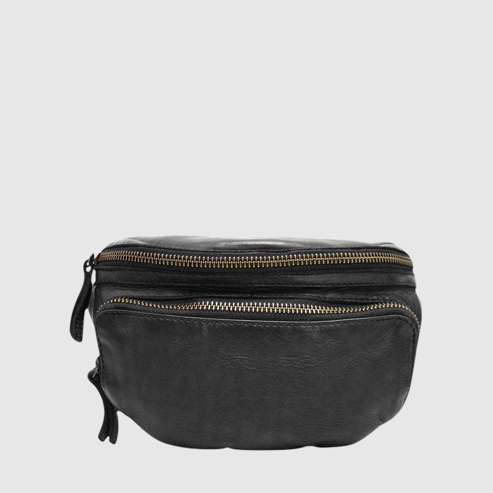 [155-22159-80] SAC DE TAILLE CUIR THE TREND (NOIR)