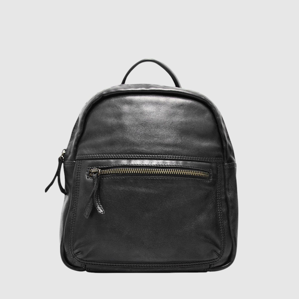 [155-22556-80] SAC A DOS CUIR THE TREND (NOIR)