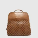 STEFANIA - Patterned Leather Backpack – The Trend