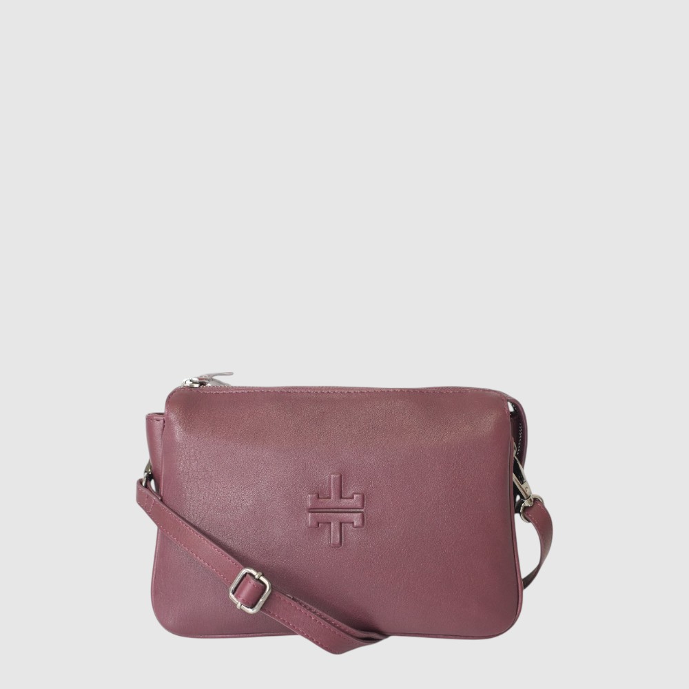 MARRUCA - Sac à main en cuir à triple compartiments - The Trend