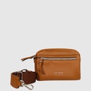 Sac à bandoulière en cuir avec rabat – H.U.N.T