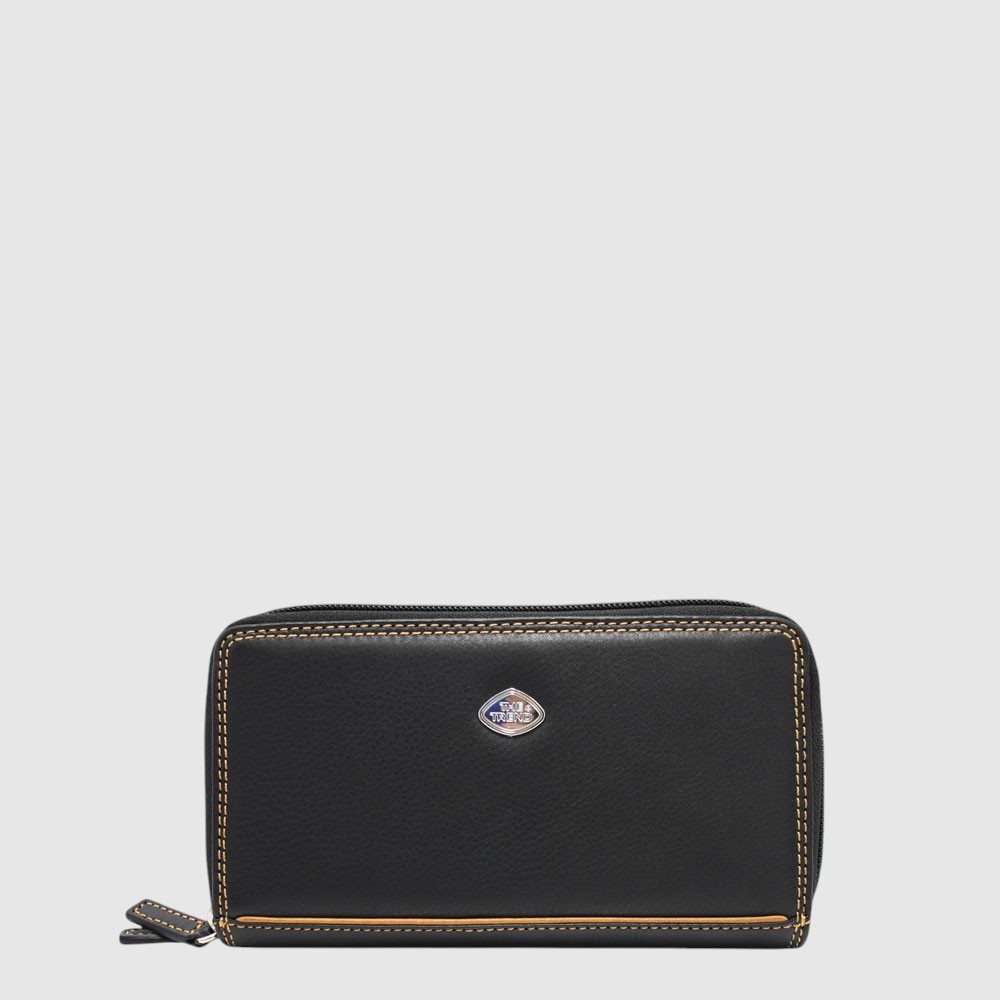 The Trend Dual Compartment Leather Wallet with RFID Protection – The Trend