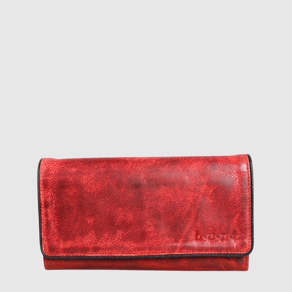 Portefeuille long en cuir délavé - Hunt