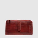 Portefeuille long en cuir RFID avec volet central – H.U.N.T