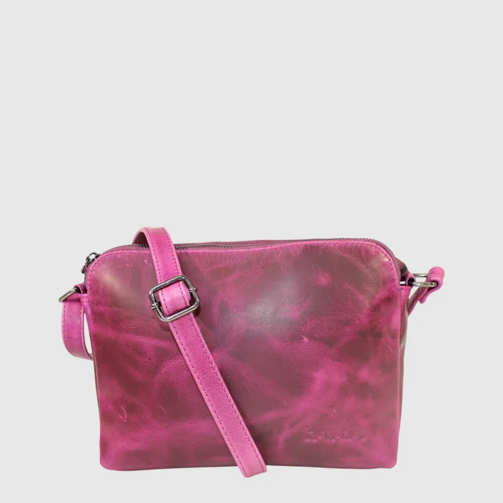 Sac à main en cuir à triple compartiment – H.U.N.T