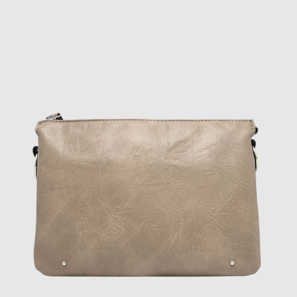 Sac à main triple compartiment en cuir végane – ZAC