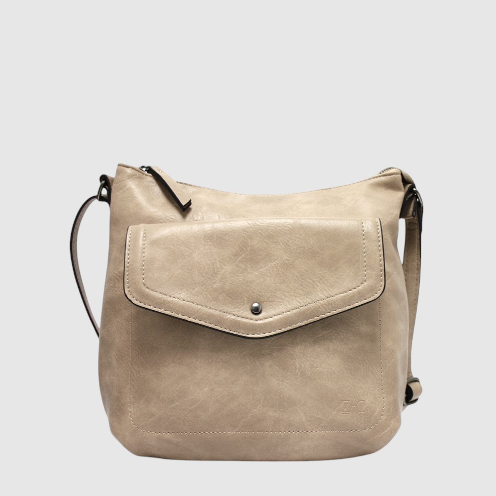 Sac à main en cuir végane à double compartiment – ZAC
