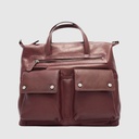 SYRACUSE - Leather handbag with handles - The Trend