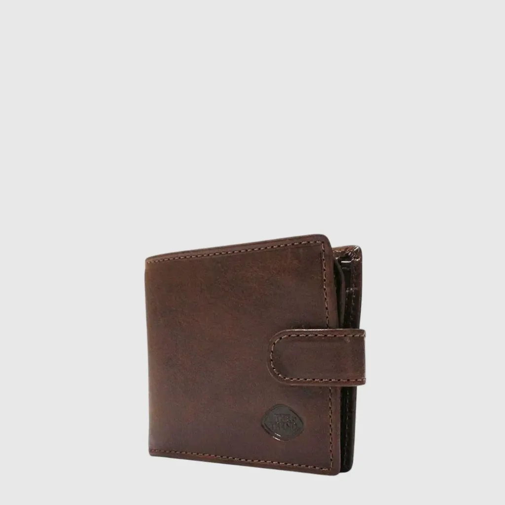 RFID bi-fold leather wallet with coin pocket – The Trend