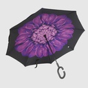 Parapluie long réversible 2 toiles avec imprimé - MAT